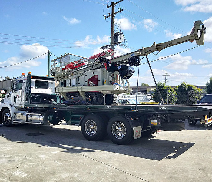 Comacchio Geo 405 Geotechnical Drill Rig on truck
